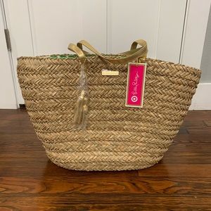 Lilly for Target Boom Boom Straw Tote
